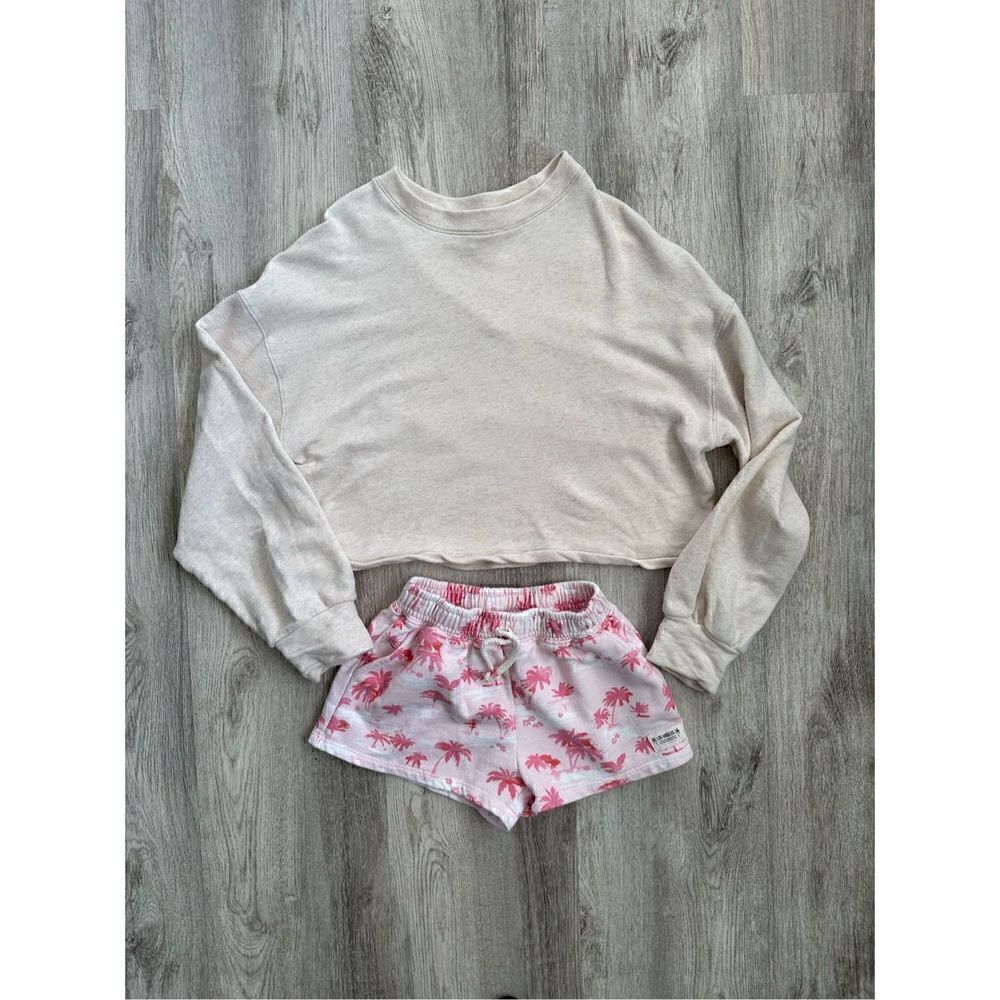 ZARA 11-12 Girls Sweatshirt and Short Bundle